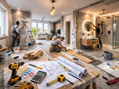 Malowanie i gładzie – 4-pokojowe mieszkanie, Giżycko